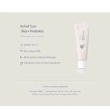 Beauty of Joseon Relief Sun: Rice + Probiotics (SPF50+ PA++++) 50ml