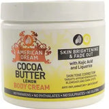 American Dream Cocoa Butter  Lemon Body Cream